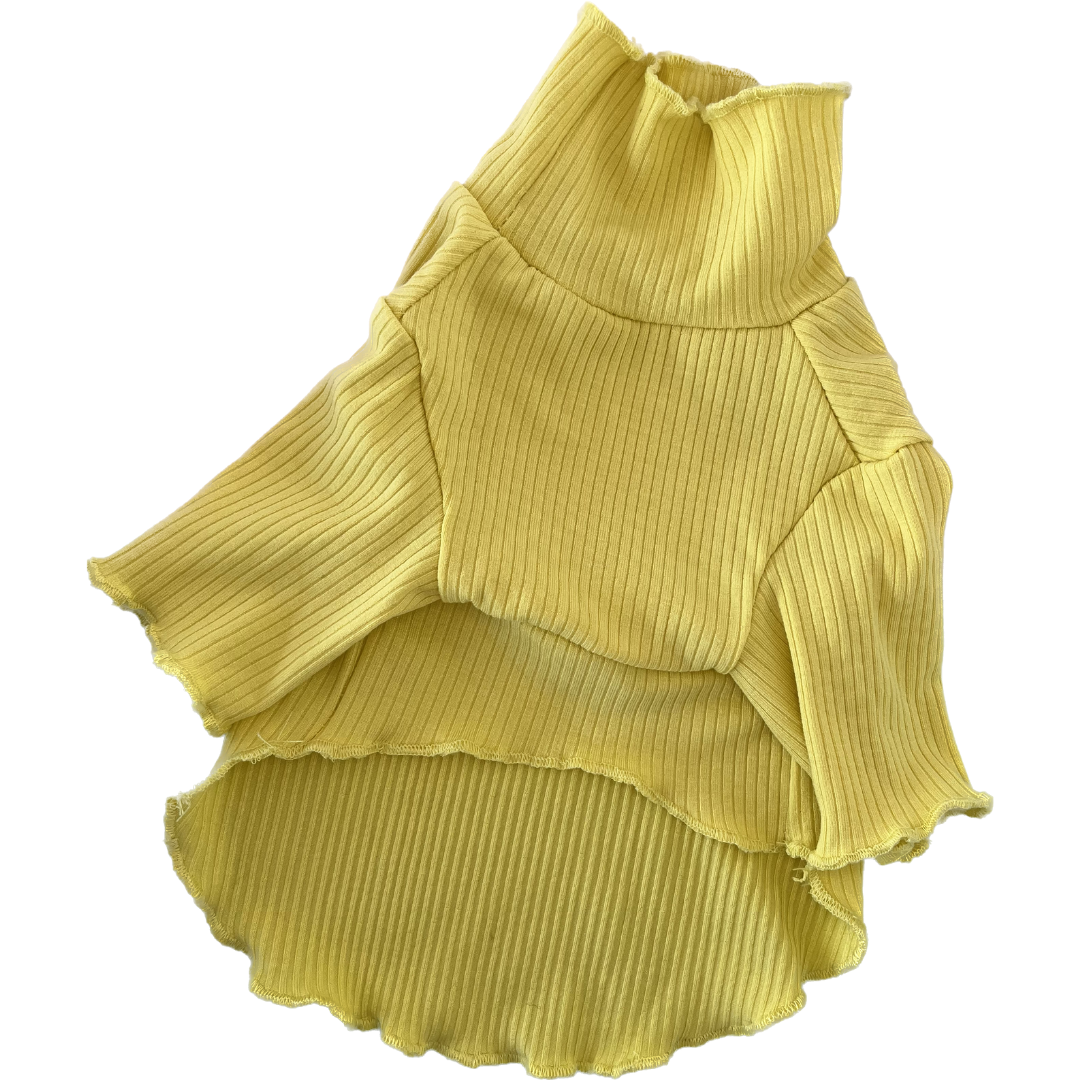 Yellow Frill Top